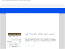 Tablet Screenshot of liberty-suites.com